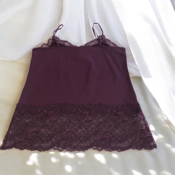 WHBM Lace-Hem Cami size L - Picture 5 of 9